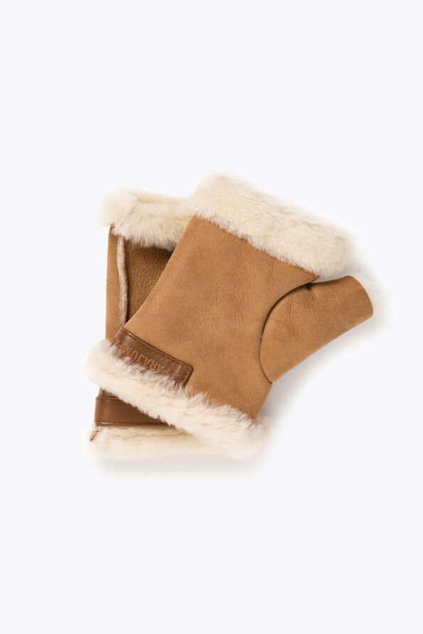 Parajumpers SHEARLING KITE MITTENS ALMOND 24WMPAGLGL14PAE0718