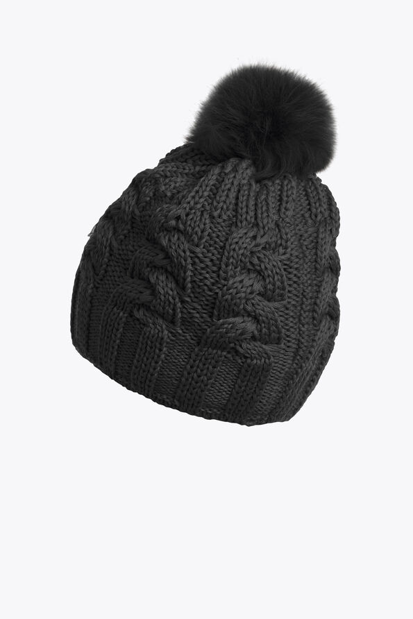 Parajumpers CABLE HAT BLACK MELANGE 24WMPAHAHA11PAQ0597