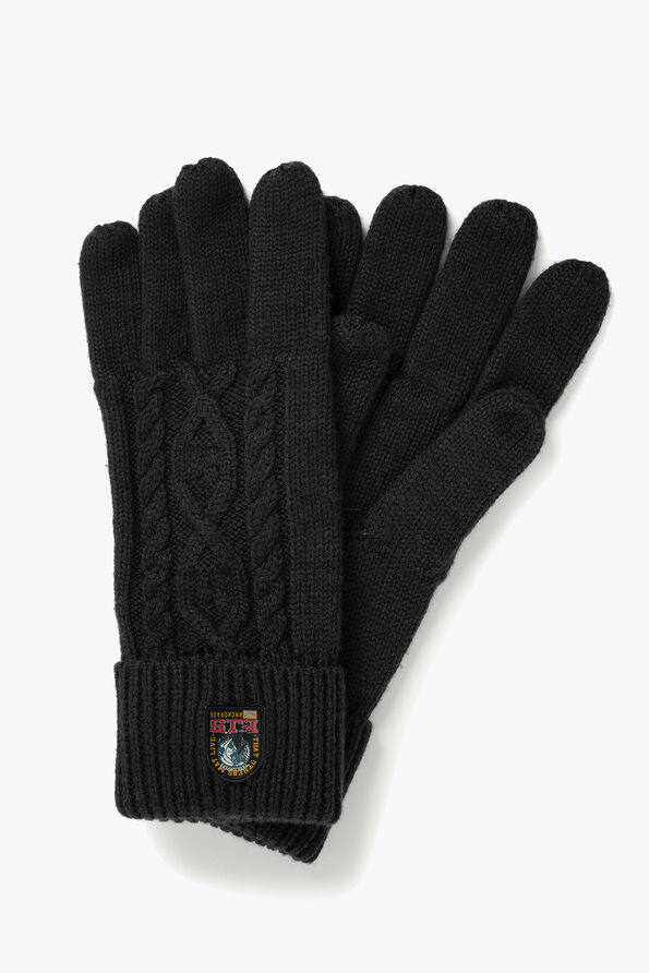 Parajumpers ARAN GLOVES BLACK 24WMPAGLGL03PAU0541